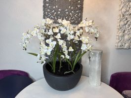 Künstliche Orchideen mit Vase New