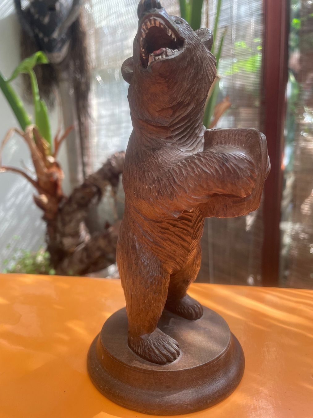 Skulpturen & Statuen: Bär Holz Brienzer Schnitzerei. 18 cm, Ours Brienz. – Gebraucht aus Versoix von HELVETICA_1 7