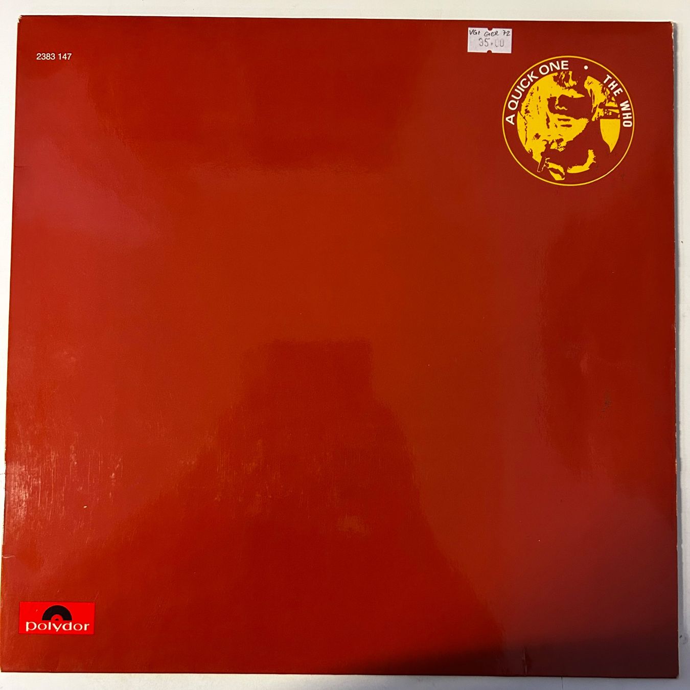 Schallplatten: The Who - A Quick One, Polydor Vinyl LP – Gebraucht aus Aesch BL von BlueMusicRecords