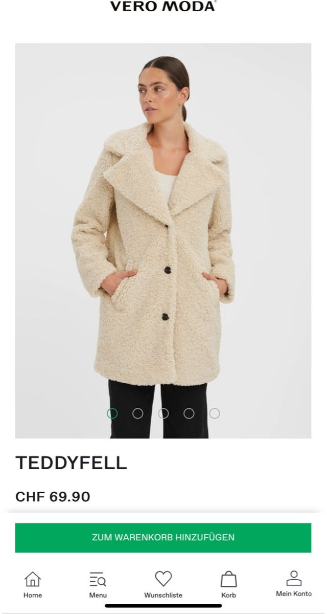 Vero Moda Cappotti: Mantel gr.S TEDDYFELL VERO MODA – Nuovo (secondo la descrizione) da Niederglatt ZH venduto da val_p6bt 1