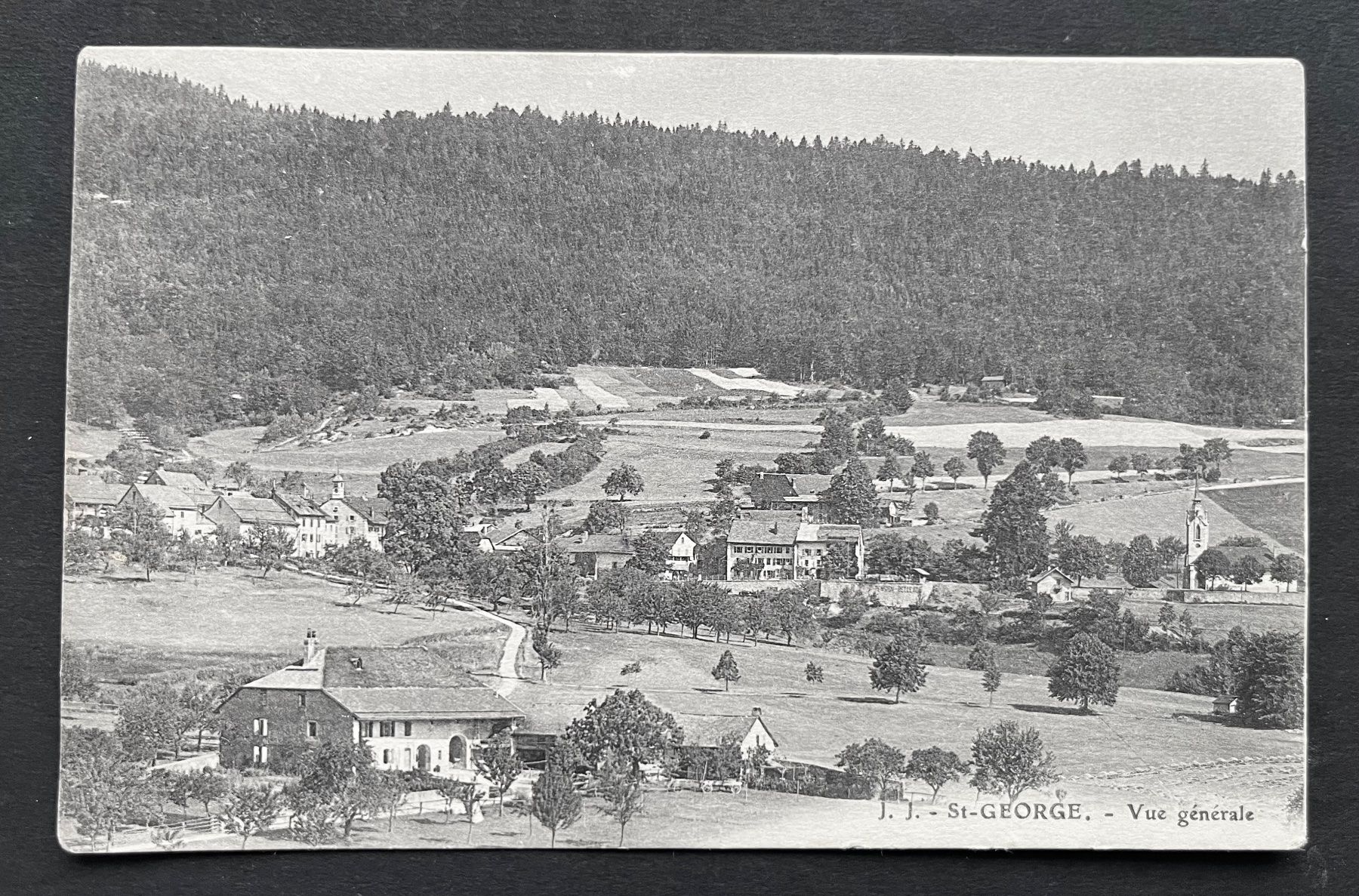 Ansichtskarten: St-GEORGE. - Vue générale, ca. 1926 – Gebraucht aus Ostermundigen von DaxKarten-75
