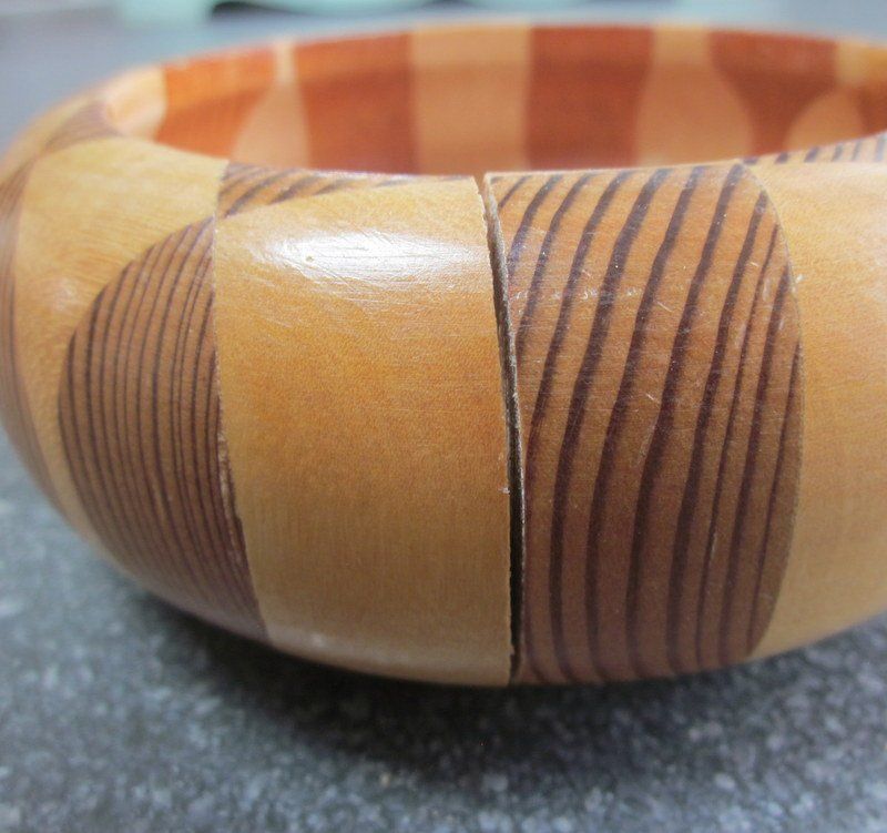 Portagioie: Schöne runde Deckel-Dose, Schatulle aus Holz – Usato da Bischofszell venduto da raika 6