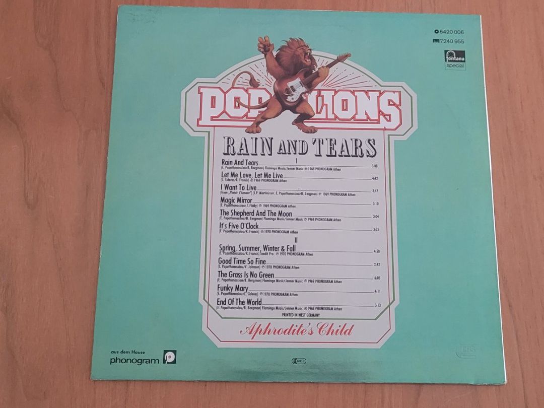 Dischi in vinile: LP  Aphrodite's Child – Usato da Martigny venduto da MZ-67 1