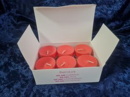 PartyLite - 12 Teelichter Juicy Strawberry Lemongrass