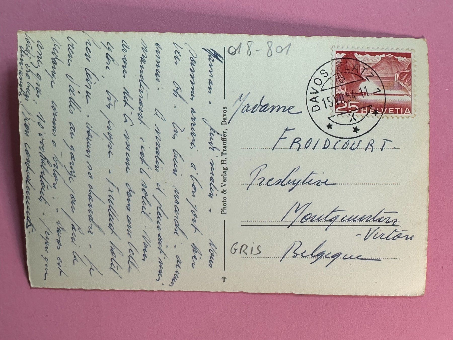 Cartes postales: Davos – D'occasion à Steg VS par _vinci_ 1
