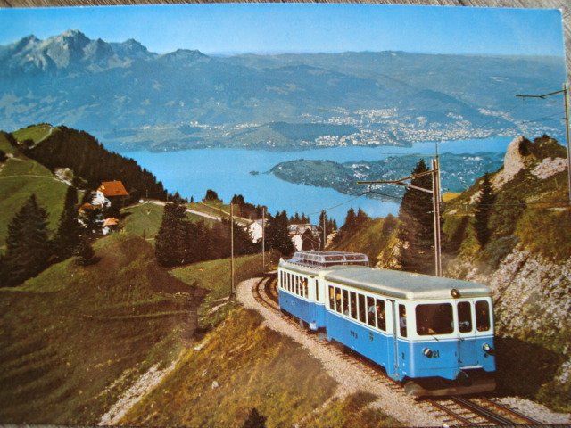Cartoline postali: ARB Arth-Rigi Bahn mit Rigi-Staffel – Nuovo e nell'imballaggio originale da Thun venduto da Abigboss