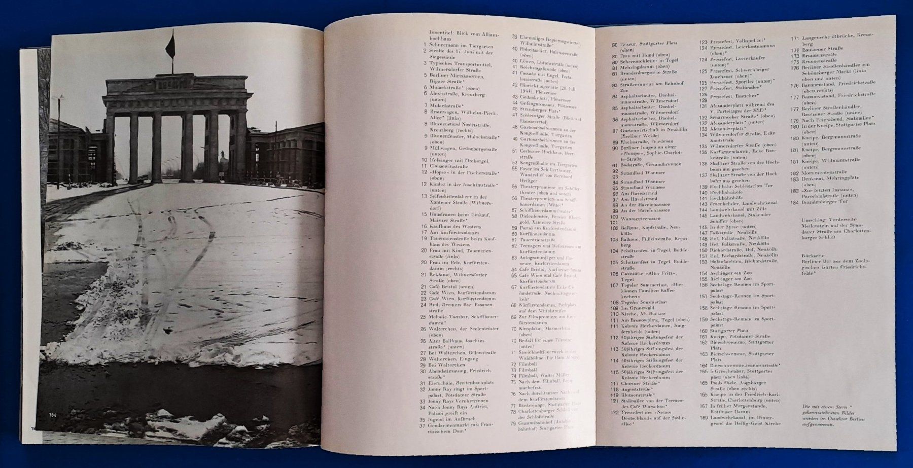 Libri: Chargesheimer / Scholz: BERLIN  Origin. EA 1959 mit SU - TOP – Usato da Zürich venduto da archiphil 9