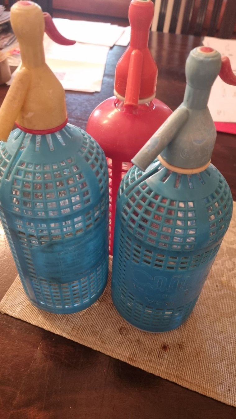 Flaschen: 3er Sodaflaschen  Siphon Flasche – Gebraucht aus Basel von Jcva 3