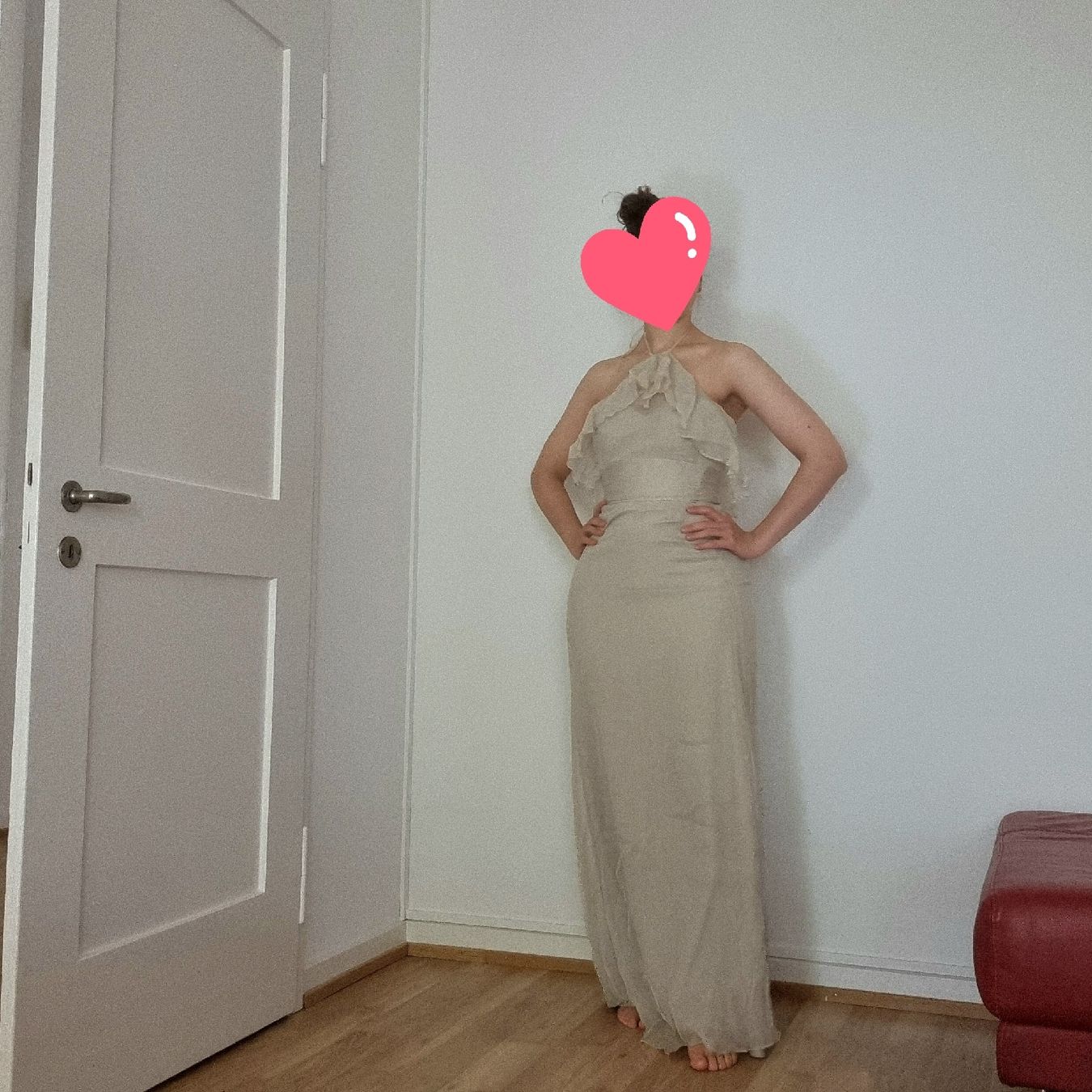 Kleider: Robe longue Amsale en soie – Neu (gemäss Beschreibung) aus Basel von Ana_v