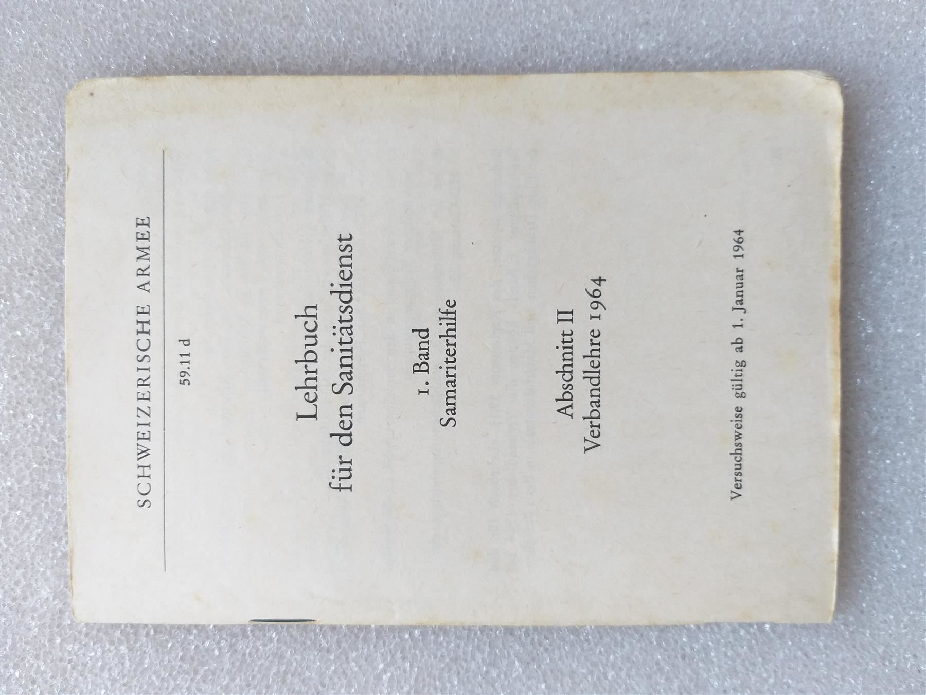 Libri: Reglement 59.11 d, Lehrbuch Sandienst – Usato da Bauma venduto da SwissMilitaria 1