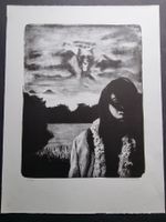 KÜNSTLER ? UNLESERLICH SIGNIERT LITHOGRAPHIE NUMMERIERT