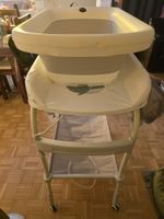 Cangaroo Wickeltisch mit Babybadewanne faltbar weiss 2in1