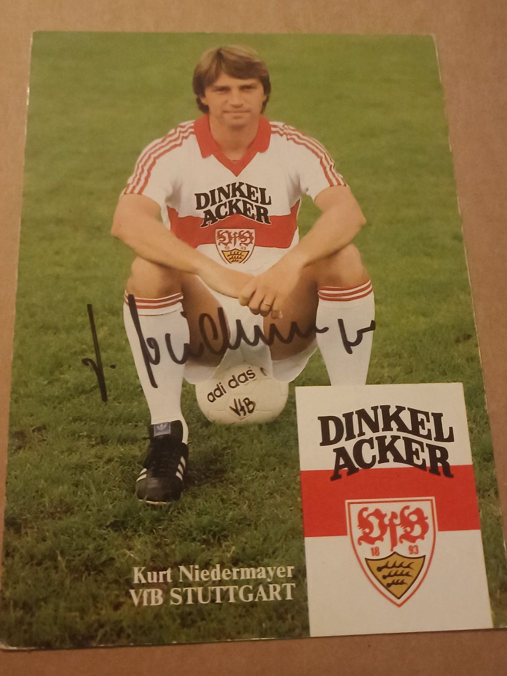 Autografi: Kurt Niedermeyer - VfB Stuttgart - Handsigniert – Usato da Menziken venduto da Artographs