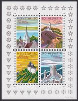 1987, Tourismus Block 757x, postfrisch ** FW: 3.60