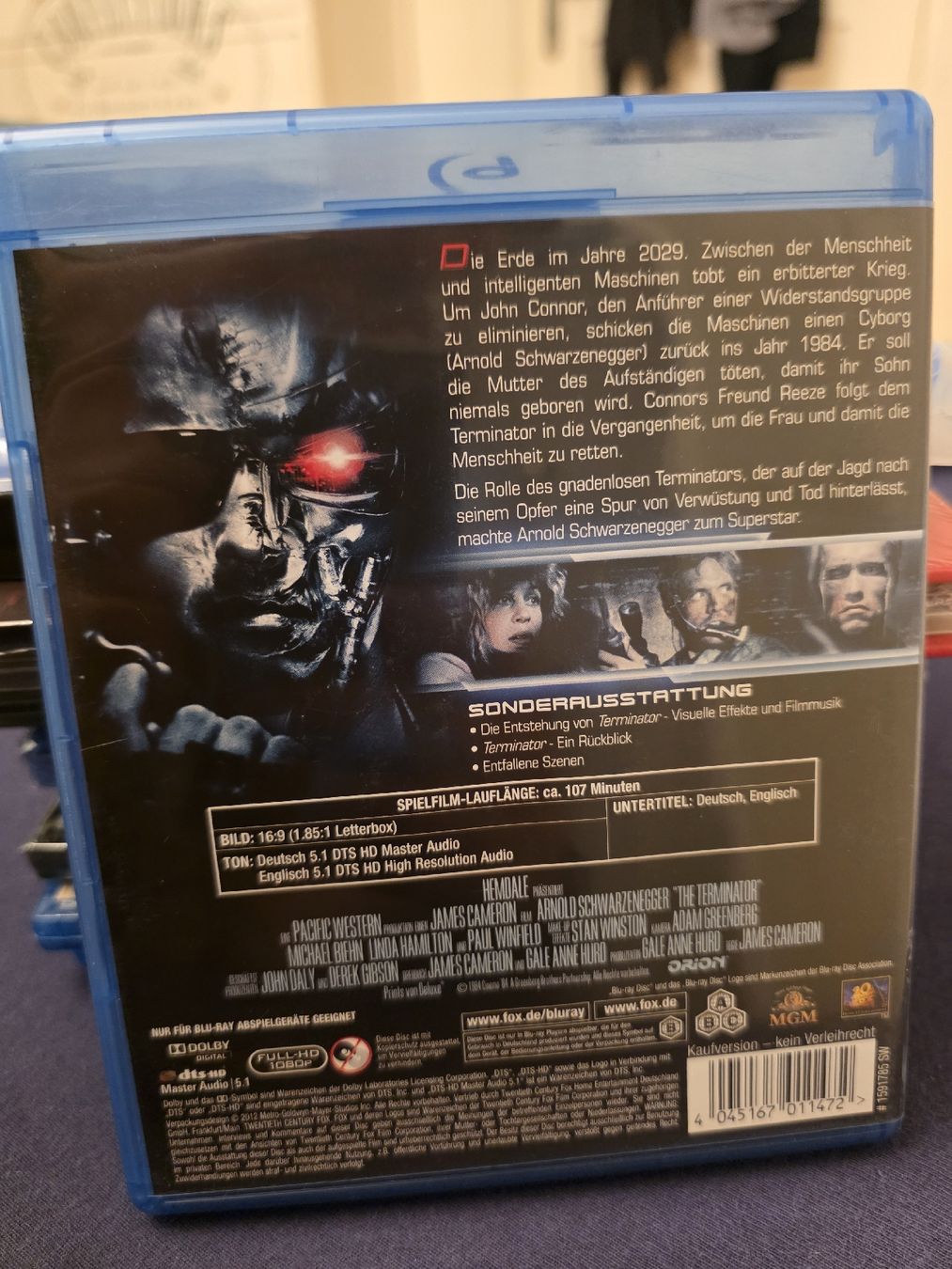 Tutti i DVDs: Terminator - Blu-ray  – Usato da Ellikon a d Thur venduto da razzorblog 1