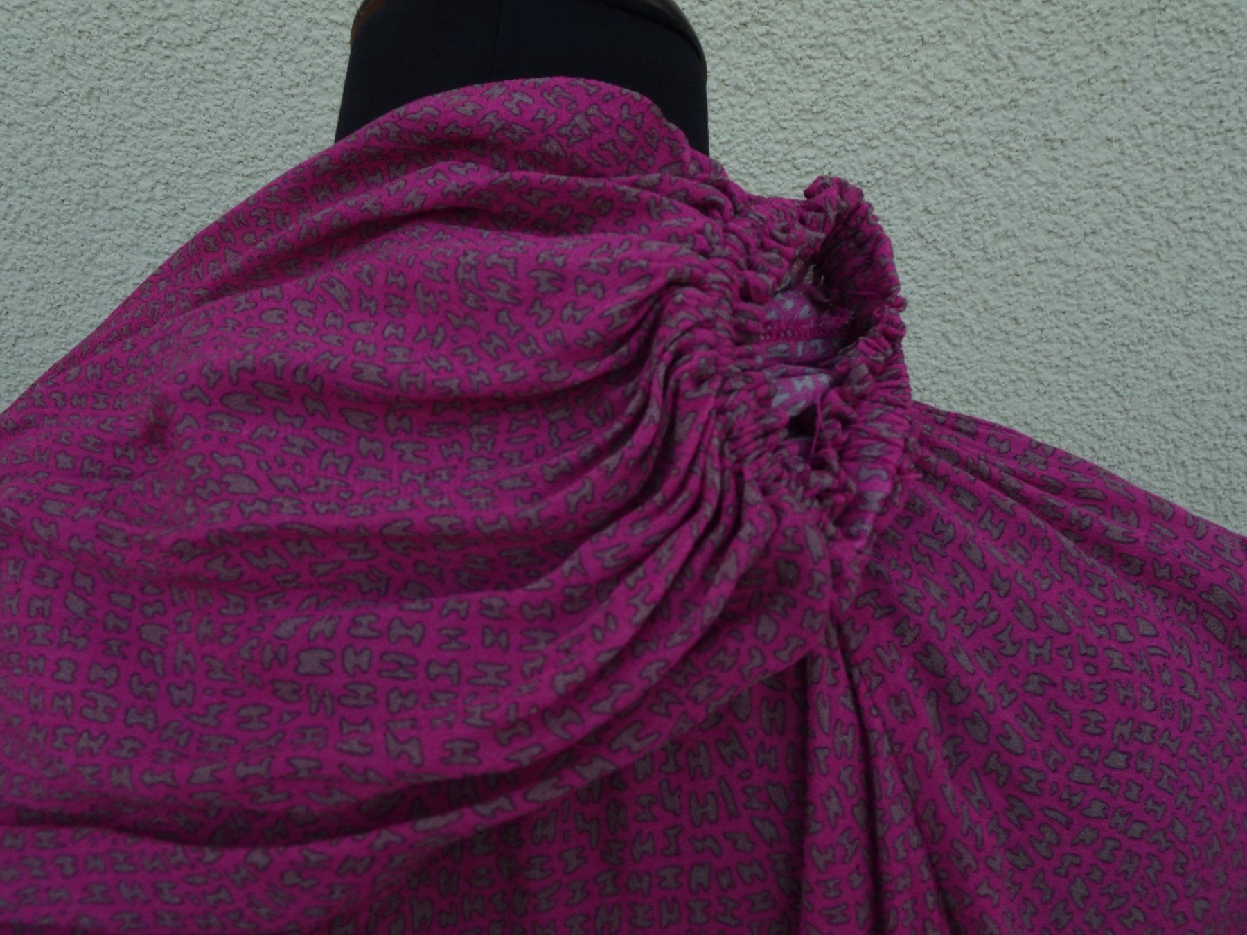 Hemisphere Camicette: Schluppenbluse Hemisphere Gr. M pink braun Bluse – Usato da Winterthur venduto da blumeblau77 9