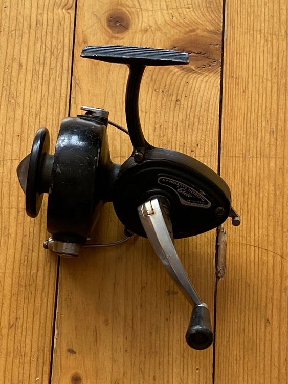 Moulinet De Pêche Vintage K P Morritts New Popular 3 1/2, Style Centrepin, Fabrication Anglaise