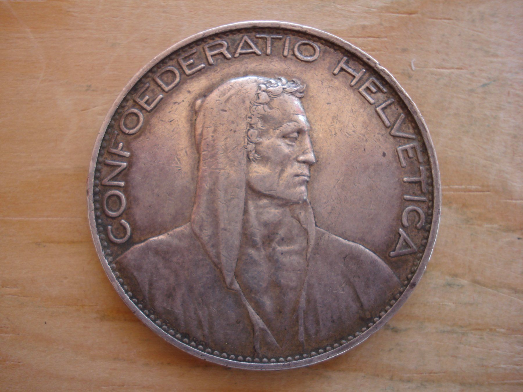 Alle Münzen: (C1) 5 Franken 1925 VZ- – Gebraucht aus Erlach von Net-Coins 1