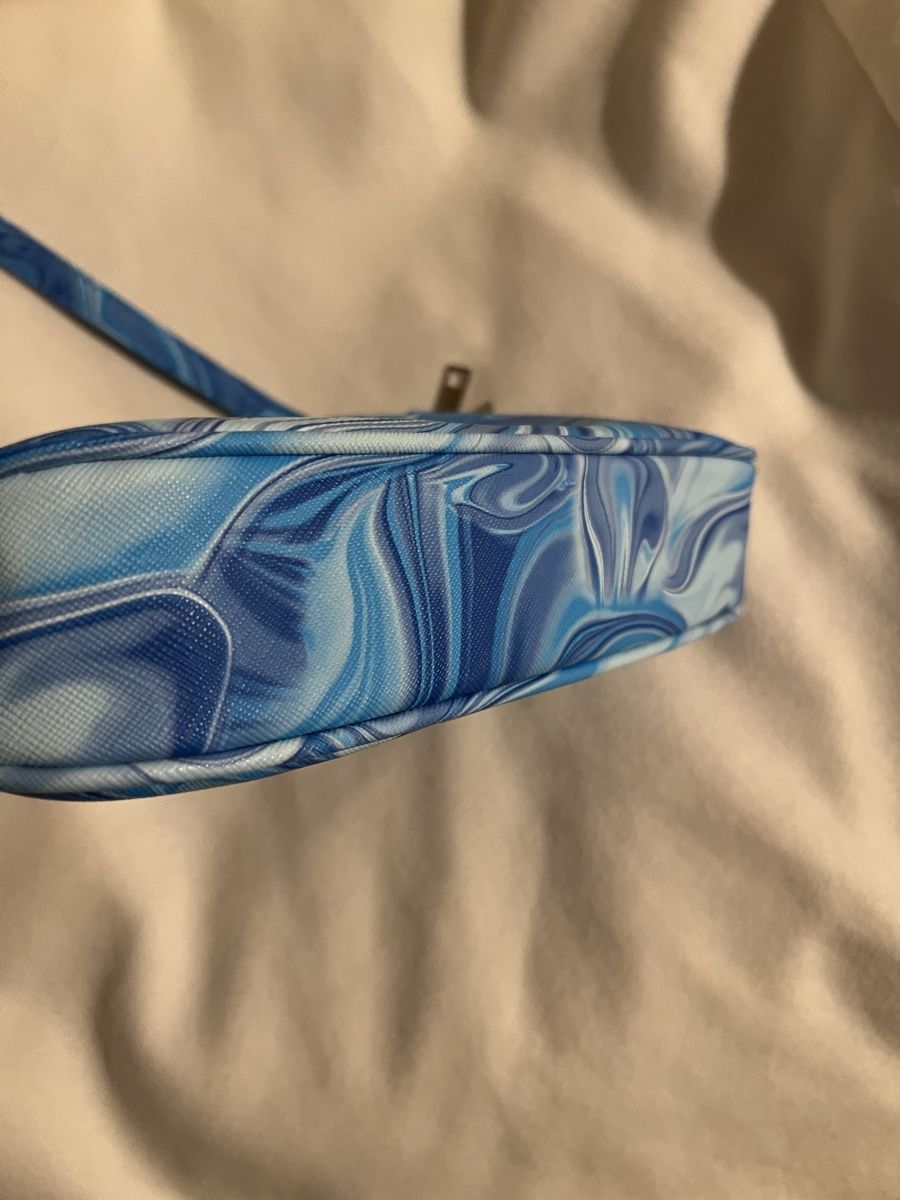 Taschen für Damen: Blaue Schultertasche mit Muster – Neu (gemäss Beschreibung) aus Richterswil von raf_9dxc 2