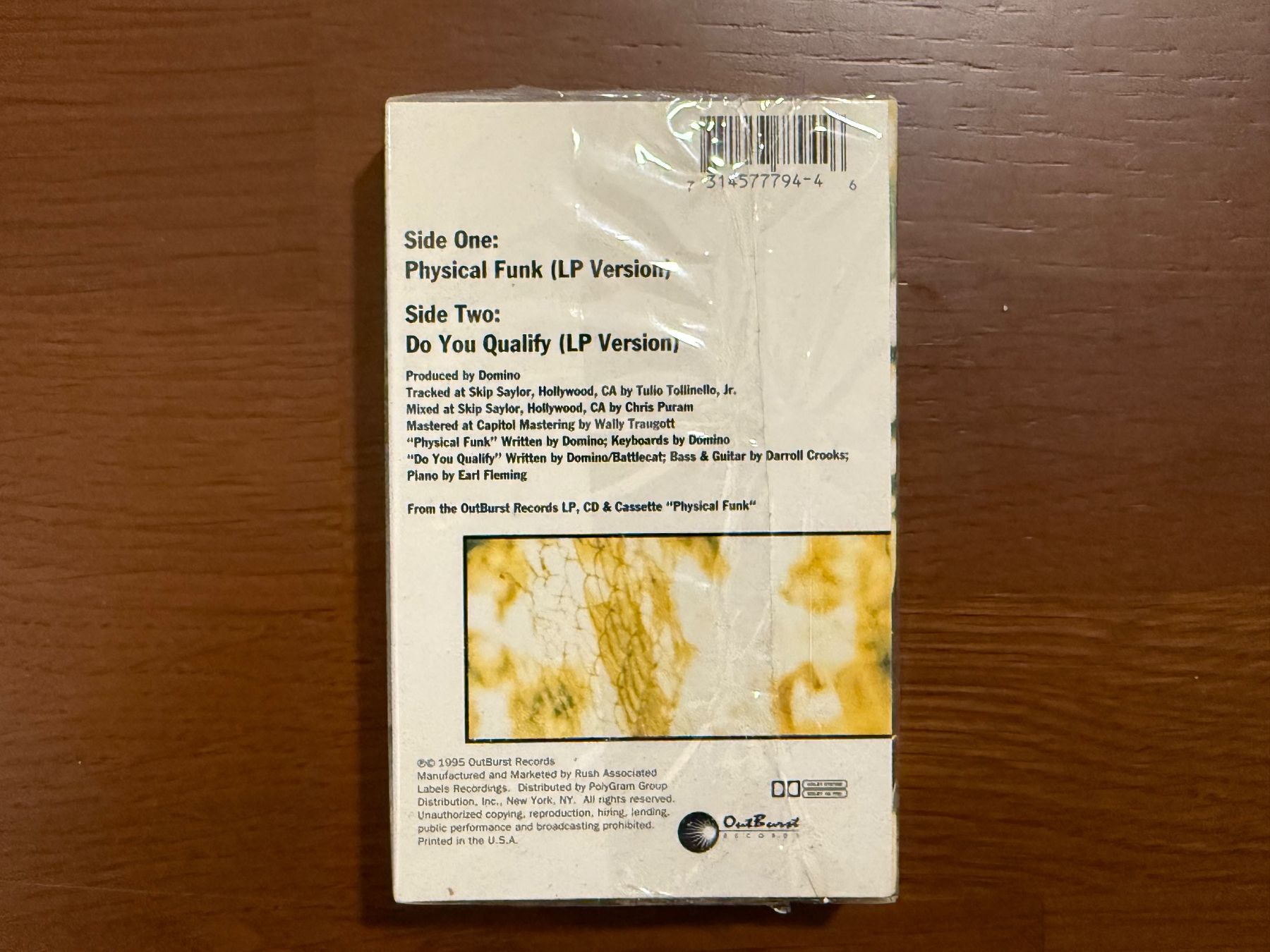 Musicassette: Domino "Physical Funk" - cassette MC – Nuovo e nell'imballaggio originale da Delémont venduto da cpop 1