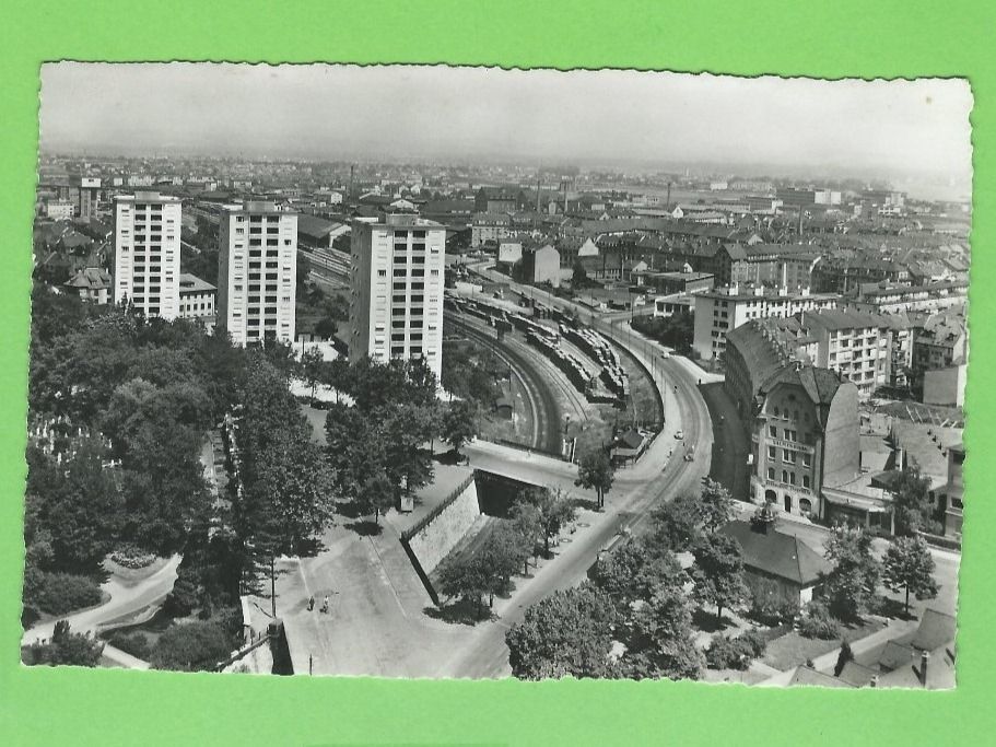 Ansichtskarten: Basel, Hochhäuser – Gebraucht aus Zürich von t24_de
