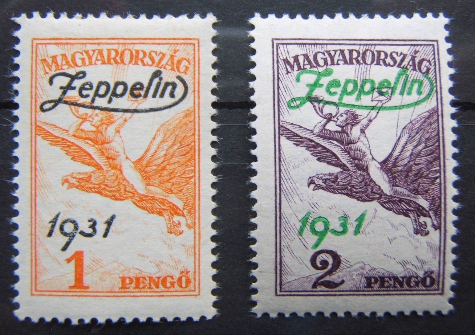 Alle Briefmarken: UNGARN ZEPPELIN FLUGPOST 1931 – Gebraucht aus Brunnen von Nonne04