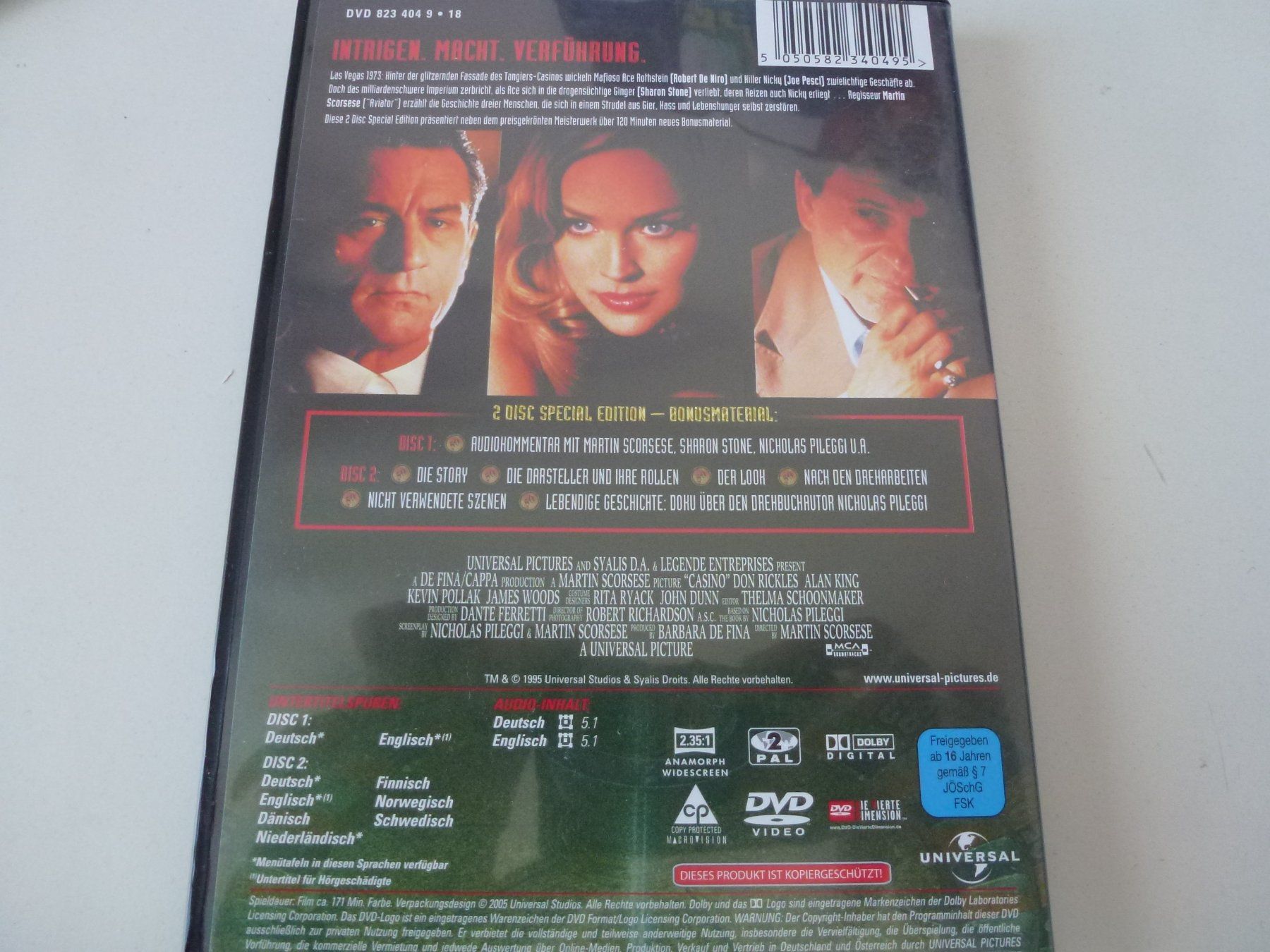 Tutti i DVDs: Casino (2-DVDs Special Edition) – Nuovo (secondo la descrizione) da Bern venduto da Frebo 1