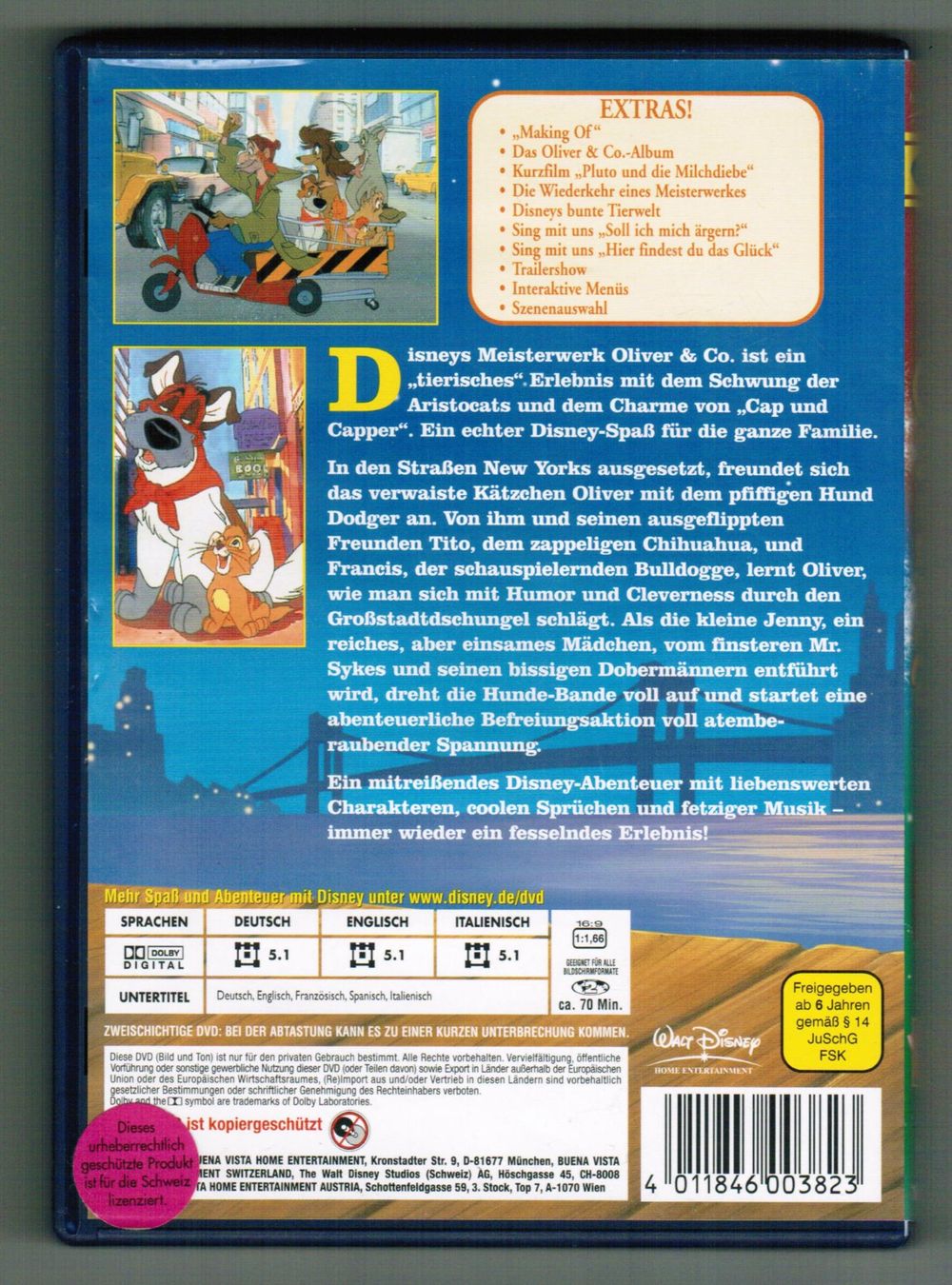 Tutti i DVDs: DVD: Oliver & Co. – Usato da Basel venduto da sakartvelo 1