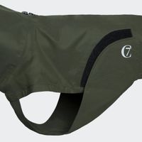 Hunderegenmantel Dublin Dark Olive, Grösse 10 (fast neu)
