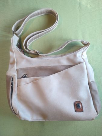 Schöne Handtasche in beige, neuwertig! L&H Firenze Bags