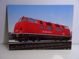 Postkarte SBB Am 4/4 18462 ex DB V 200