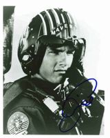 TOM CRUISE (TOP GUN) - handsigniert Grossfoto (20x25cm) COA