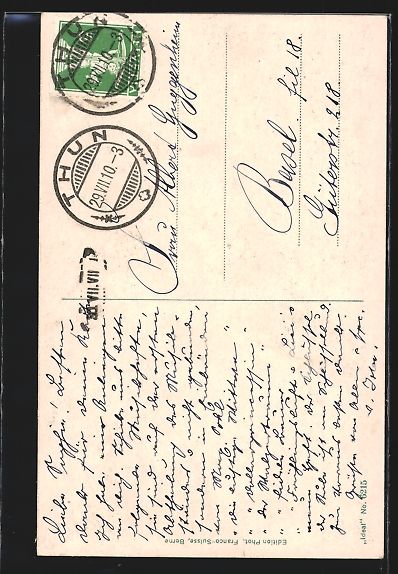 Cartoline postali: Thun, Altes Stadttor auf dem Schlossberg – Usato da Berlin venduto da bartko-reher 1