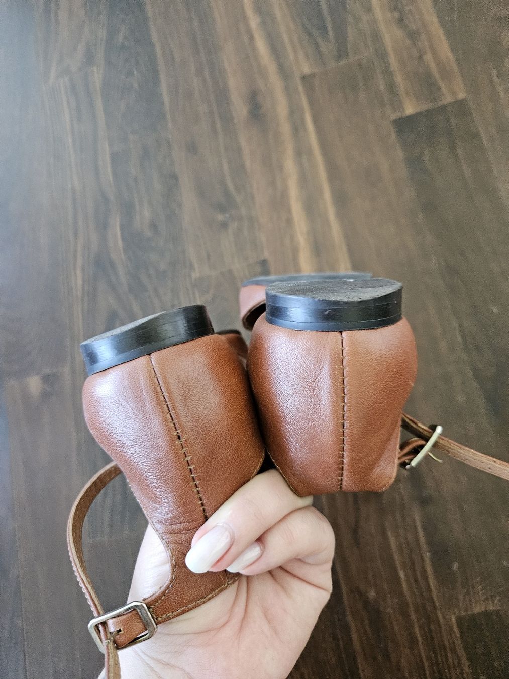 Scarpe da donna: Gorgeous cognac leather ballerinas – Nuovo (secondo la descrizione) da Affoltern am Albis venduto da Katarinushka 1