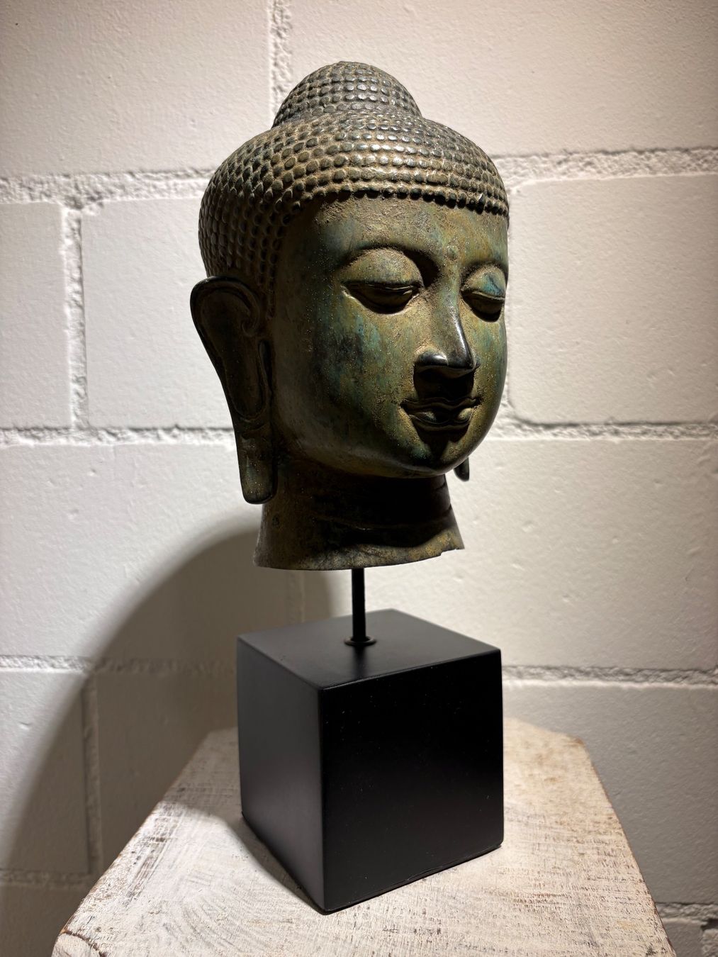 Sculture & Statue: Buddha Kopf 31cm - Messing Skulptur – Usato da Lenggenwil venduto da Unique_ 2
