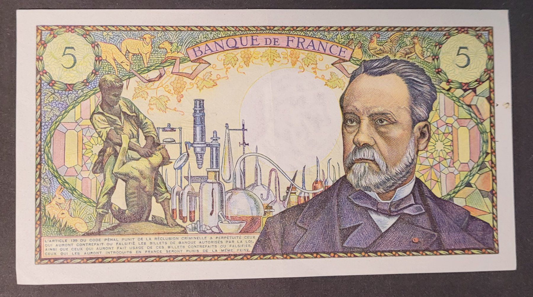 Billets de banque: 5 FRANCS / FRANKREICH 1970 – D'occasion à Mumpf par antonio_schweiz_961 1