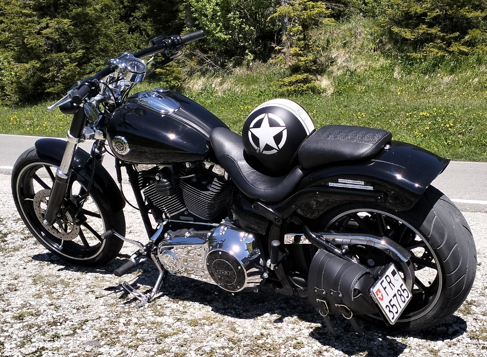 Sonstiges Fahrzeugzubehör: Spez.Harley Davidson Softail Breakout Jg.14, 20000km – Gebraucht aus Düdingen von deal001