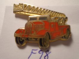1 FeuerwehrAuto Pompiers Pin, Oldtimer (F98)