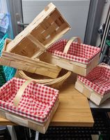 Cesto da picnic vintage foderato - ideale per l'estate!
