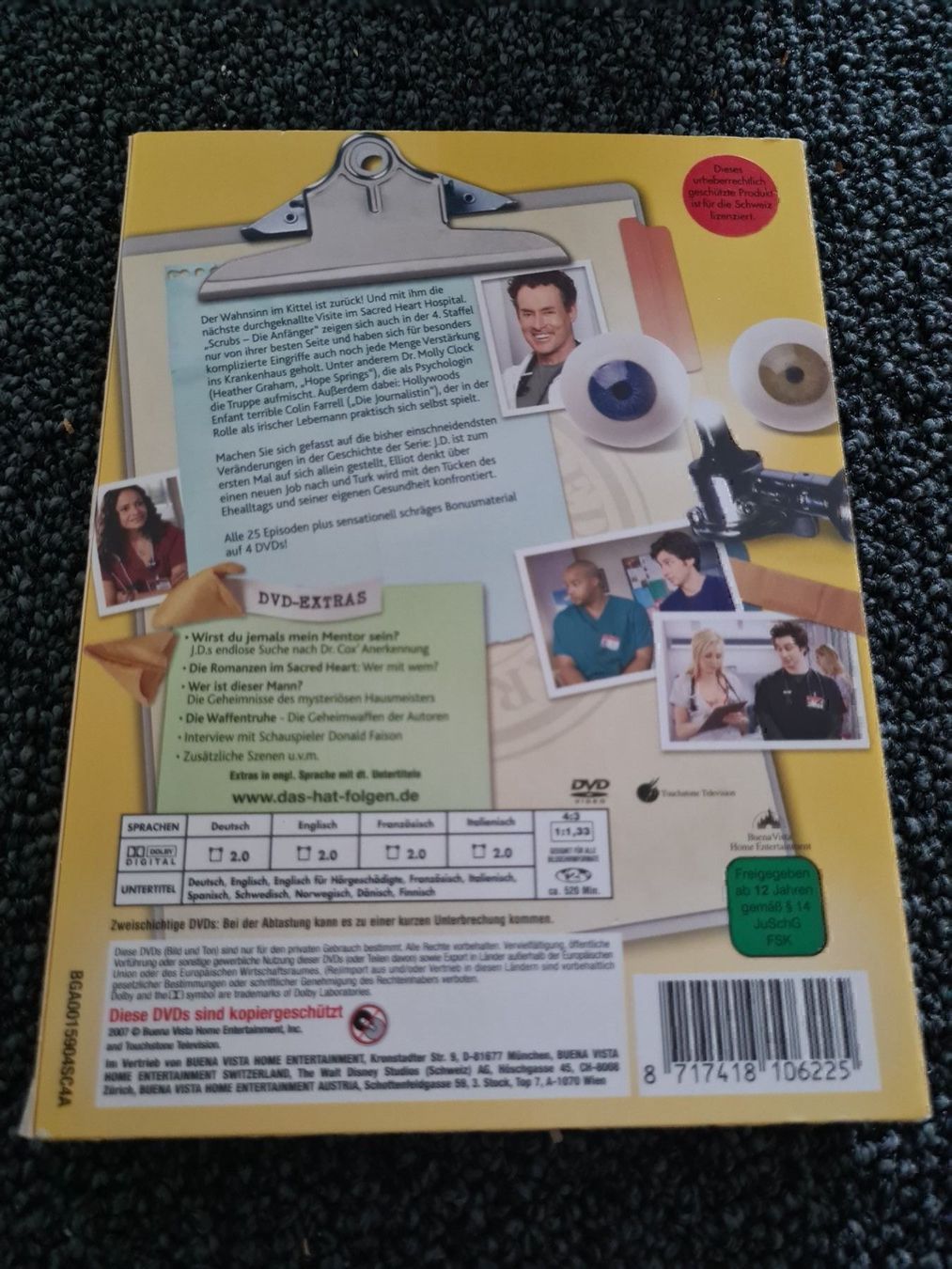Tutti i DVDs: SCRUBS STAFFEL 4 – Usato da Ruswil venduto da jan_bxl5 1