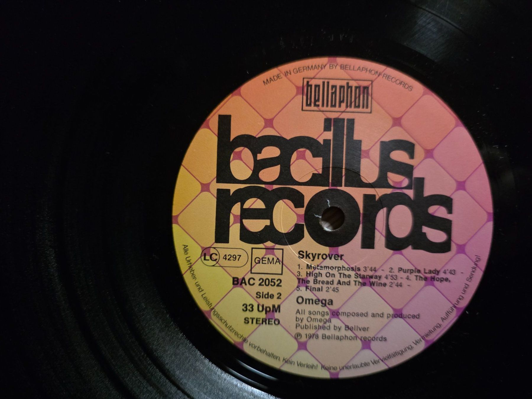 Dischi in vinile: Vinyl LP: OMEGA Skyover - 1978 Progressiv Rock – Usato da Walterswil BE venduto da Lonitti 3