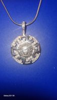 Silber Halskette  GIANNI  VERSACE mit kleinen brillanten 23g