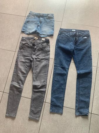2x Jeans + 1x kurze Jeans Damen gr.28