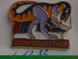 1 Compsognathus Dino Saurier Pin (L1232)
