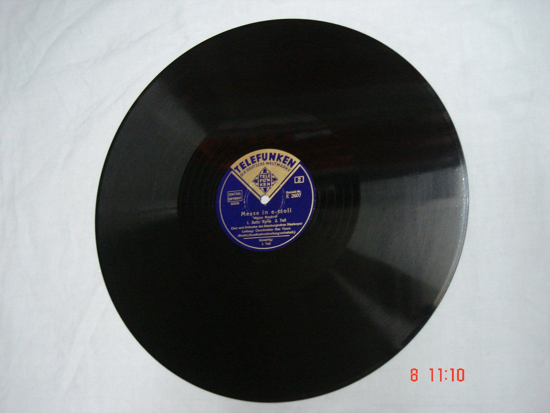 Schallplatten: Schellackplattenalbum Bruckner Messe in e-Moll. – Gebraucht aus Aeschi SO von abi1951 2