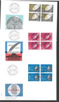 3 FDC 520 - 522 Serie Viererblöcke ET 15.2.1973 schön illust