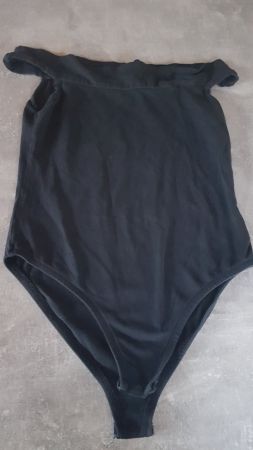 Body noir taille 34-36 95% coton