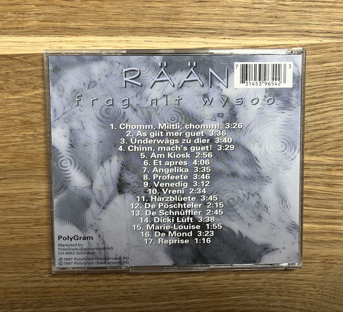 CD: RÄÄN Frag nit wysoo - CD – Usato da Posieux venduto da coutset 2