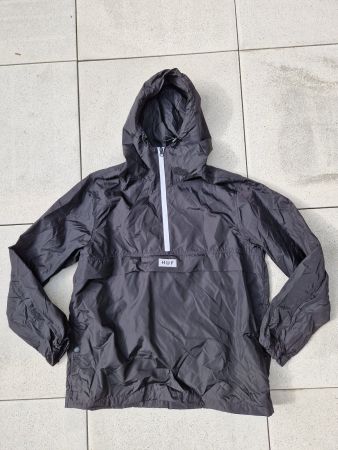 HUF Anorak Jacke, XL, Schwarz, Windbreaker! Top Zustand