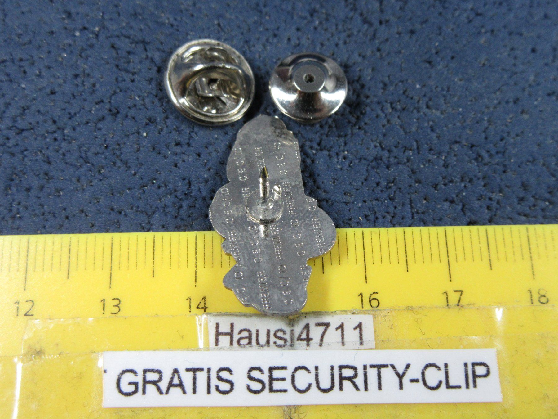 Morgan Placchette & Badge: MORGAN "THREEWHEELER" AUTO PIN GLASIERT MIT SECURITY-CLIP – Usato da Ettingen venduto da Hausi4711 2
